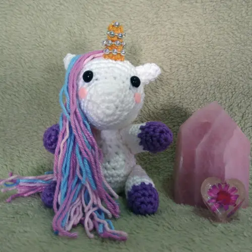 Unicórnio Baby Amigurumi De Crochê
