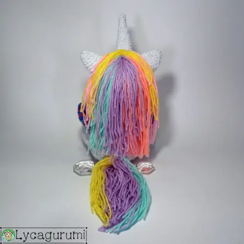 Unicórnio Dorminhoco Amigurumi De Crochê