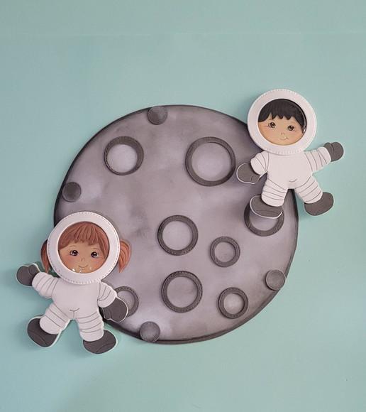 Aplique em Eva Tema Astronauta.