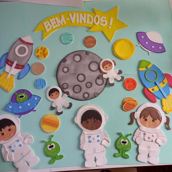 Aplique em Eva Tema Astronauta.