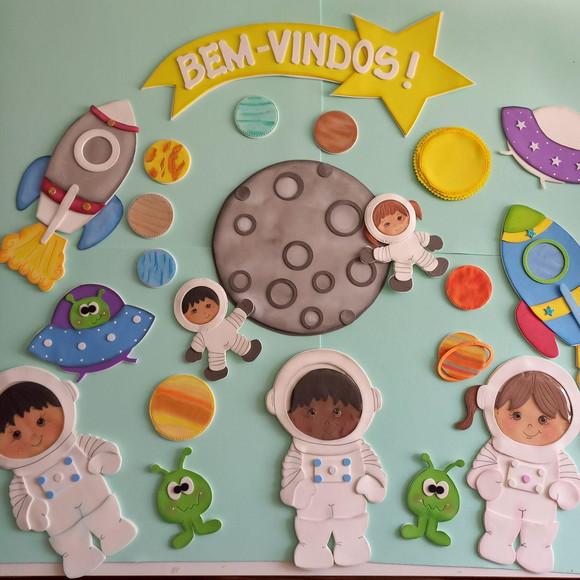 Aplique em Eva Tema Astronauta.