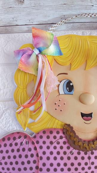 Boneca Articulada Caipira Loira em Eva