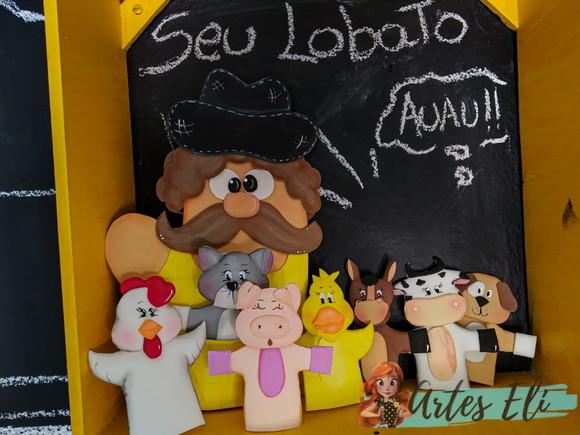 Contador de história Luva seu lobato