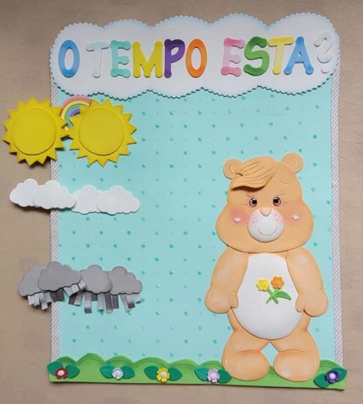 Painel de Sala de Aula Ursinhos Carinhosos