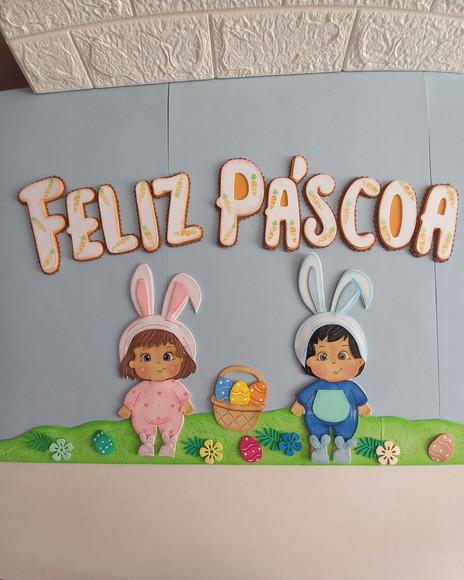 Painel Feliz Páscoa