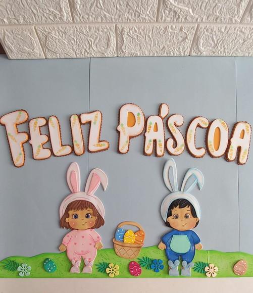 Painel Feliz Páscoa