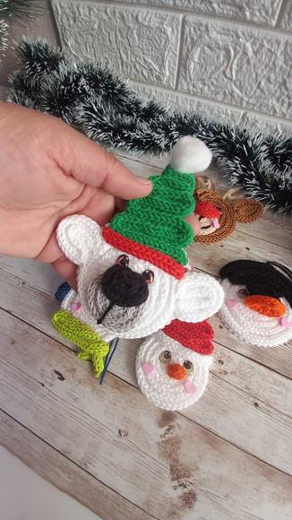 Pingentes de Natal em Tricotin Kit