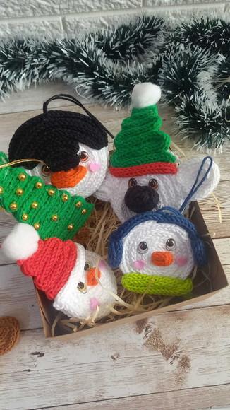 Pingentes de Natal em Tricotin Kit