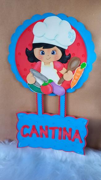 Placa para Cantina ,cozinha ou Refeitórios