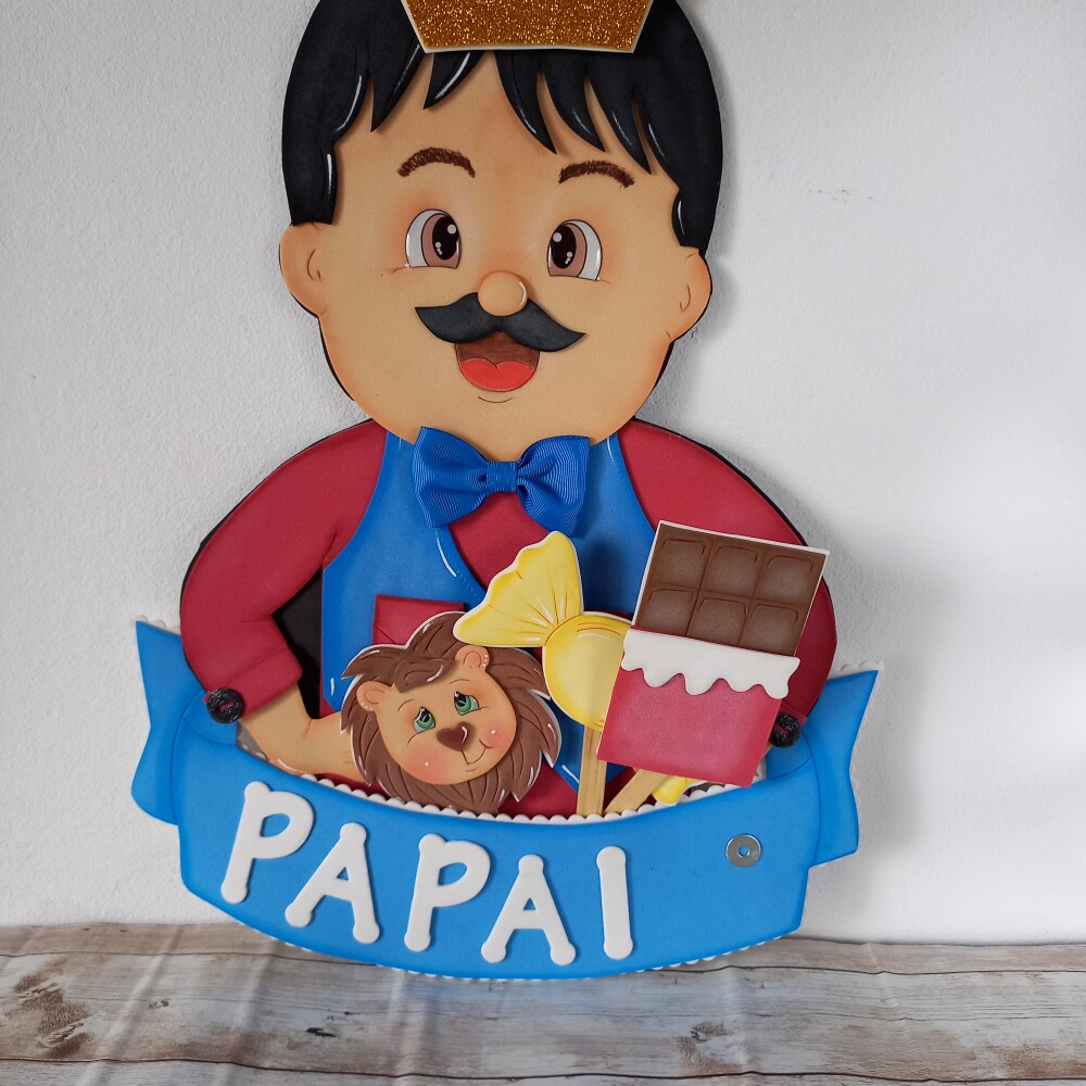 Fantoches Dias dos Pais O Papai Historia O PAPAI