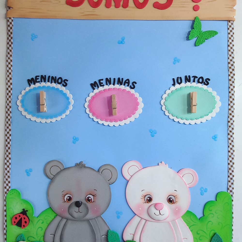 Painel de Sala de Aula Tema Fofura do Bosque
