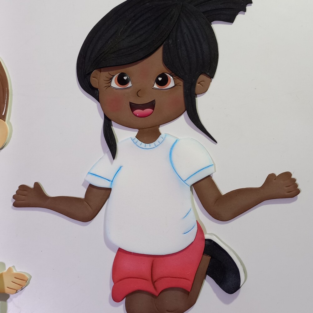 Apliques Meninos e Meninas .dia da arvore ou bem vindos