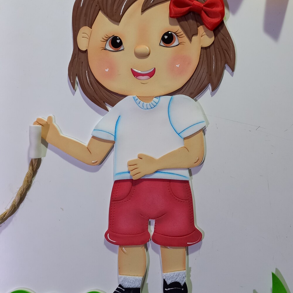 Apliques Meninos e Meninas .dia da arvore ou bem vindos