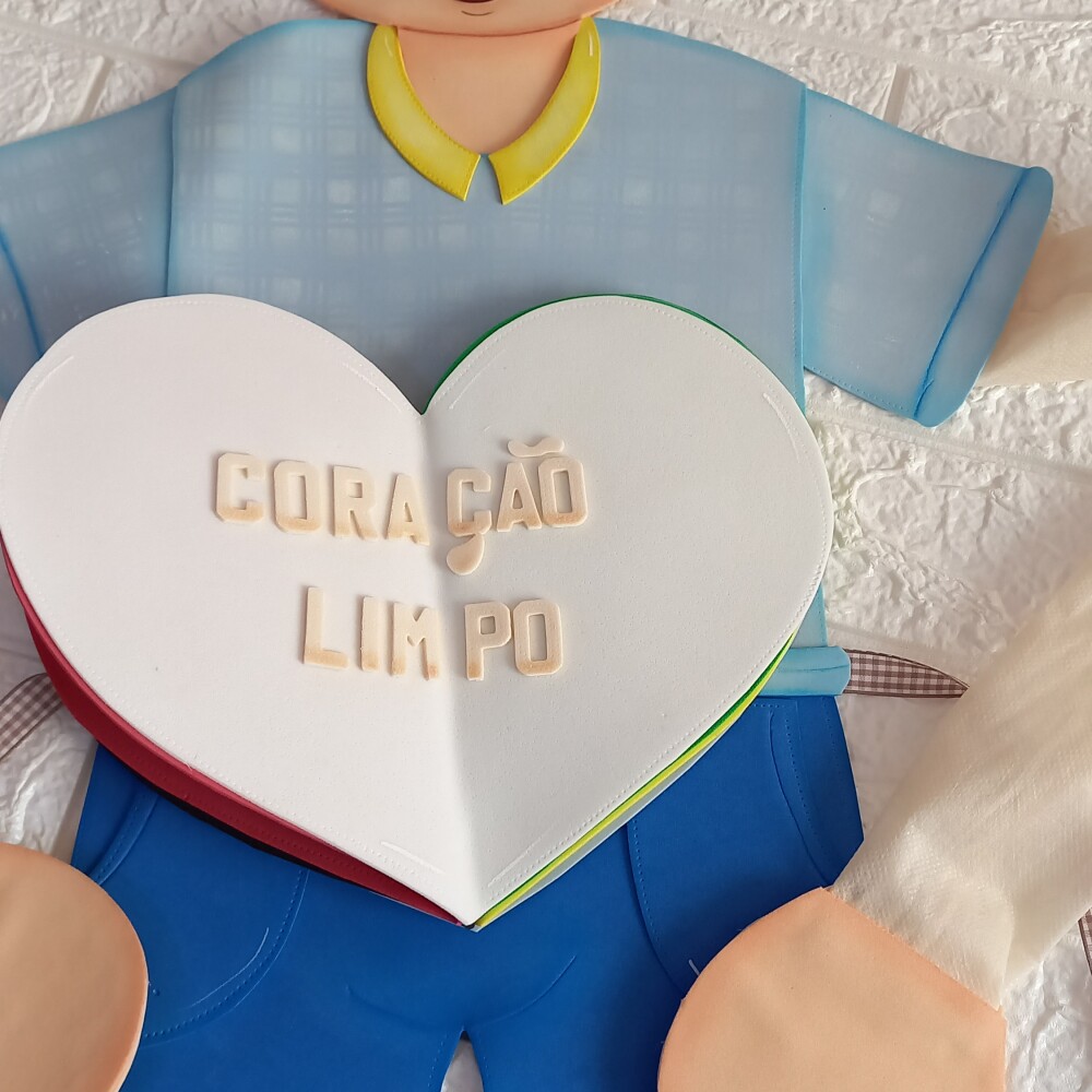 Menino Articulado Plano da Salvação em eva