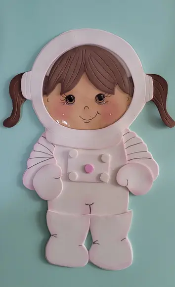 Aplique em Eva Tema Astronauta.