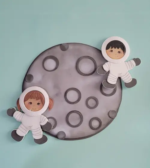 Aplique em Eva Tema Astronauta.
