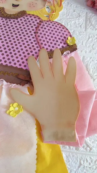 Boneca Articulada Caipira Loira em Eva