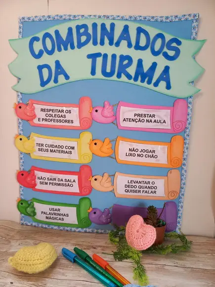 Kit Painel Escolar Jardim Encantado