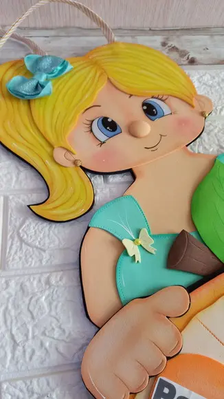 Menina Laranjinha Fruto do Espírito Santo
