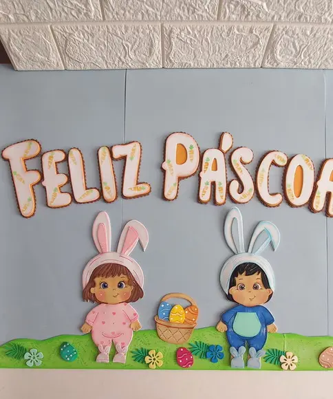 Painel Feliz Páscoa
