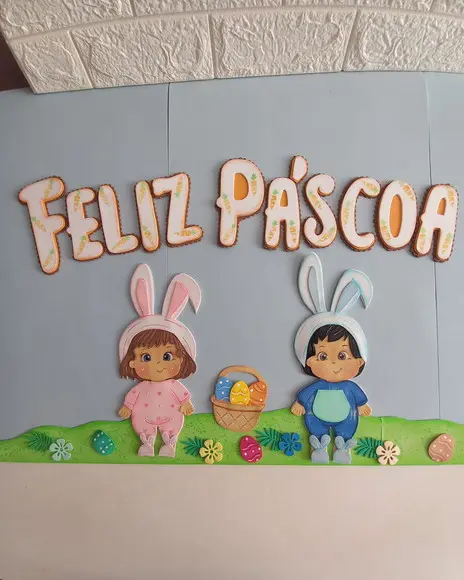 Painel Feliz Páscoa