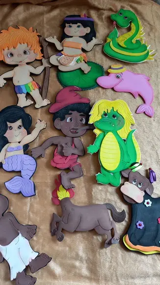 Personagem do Folclore Brasileiro, em Eva.