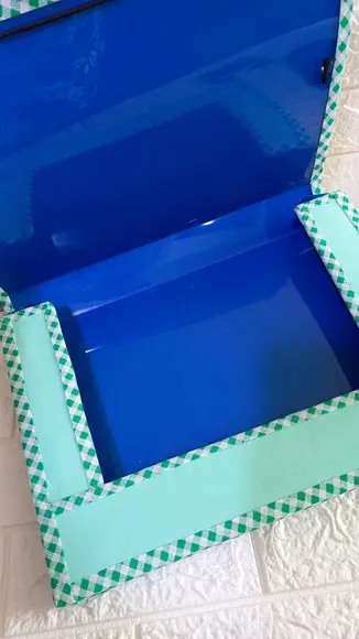 Pasta Viajante /com Elastico Toda Forrada Tema Meninos Mar