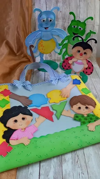 Recurso da Inclusão o Grilinho e o Vagalume