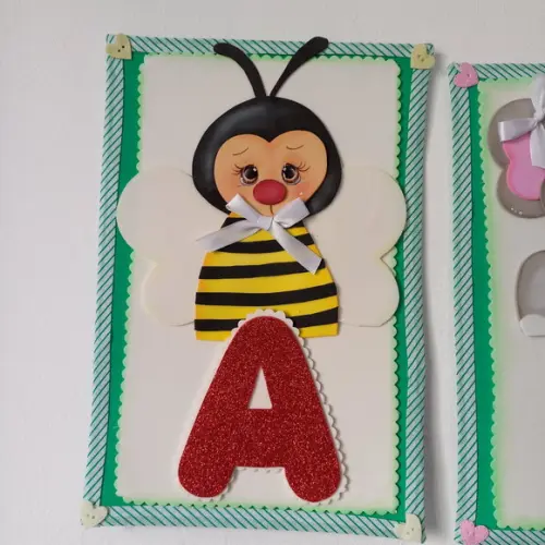 Recurso das Vogais Placa das Vogais Ilustrado