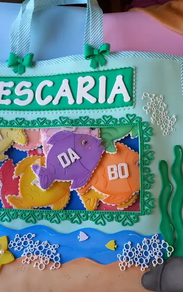 Recurso Sacola da Pescaria (silábica) em Eva.