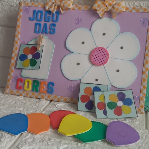 Jogo das cores na sacola