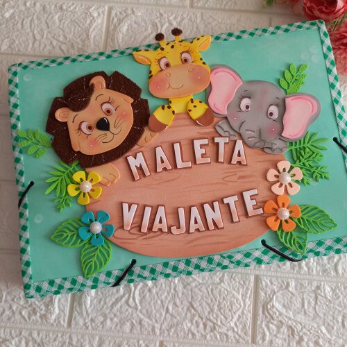 maleta viajante safari em eva