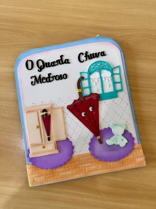 Fabulas Kids kit com 3 luva pedagógica em eva