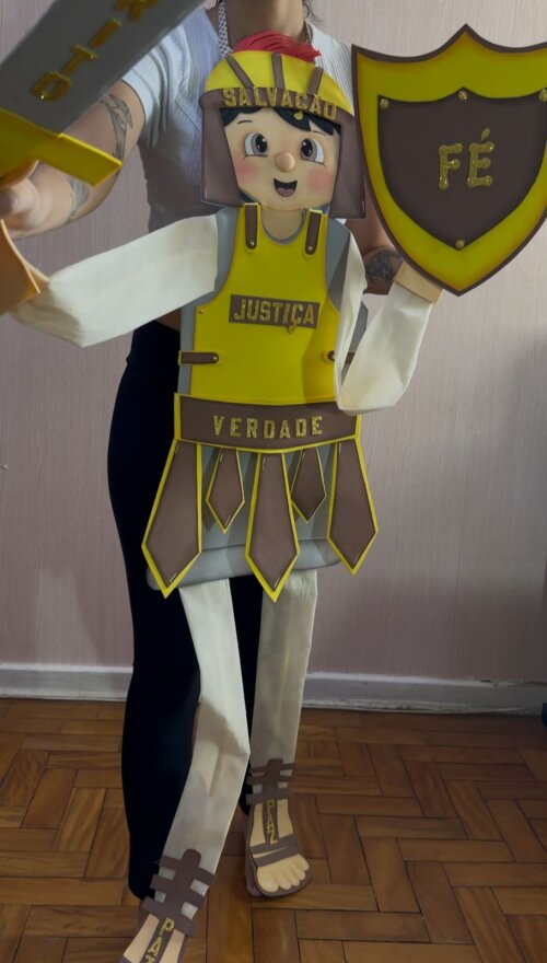 Soldado de Jesus Articulado em Eva