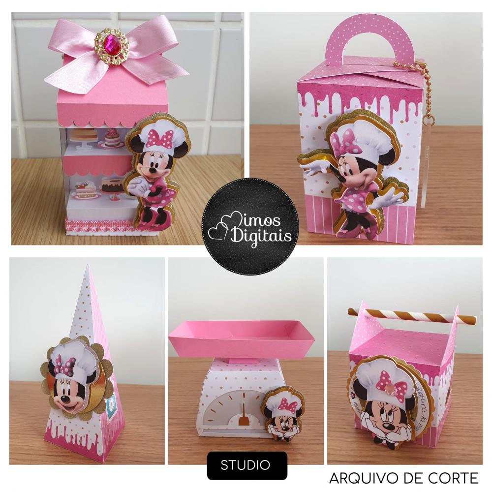 Arquivo de Corte Minnie Confeiteira - 0006
