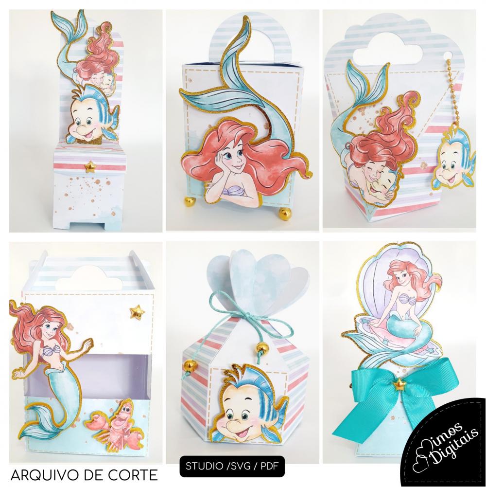 Arquivo de Corte Ariel Aquarela - 0019