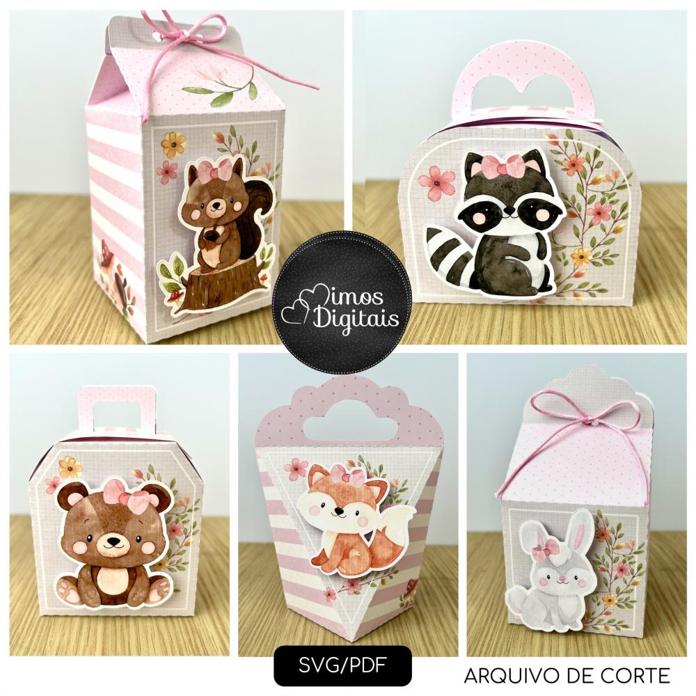 Arquivo de Corte - Bosque Menina - SVG - S0093