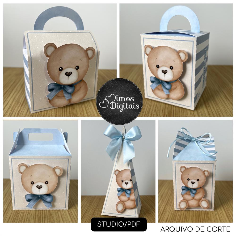 Arquivo de Corte - Ursinho Azul - 0371