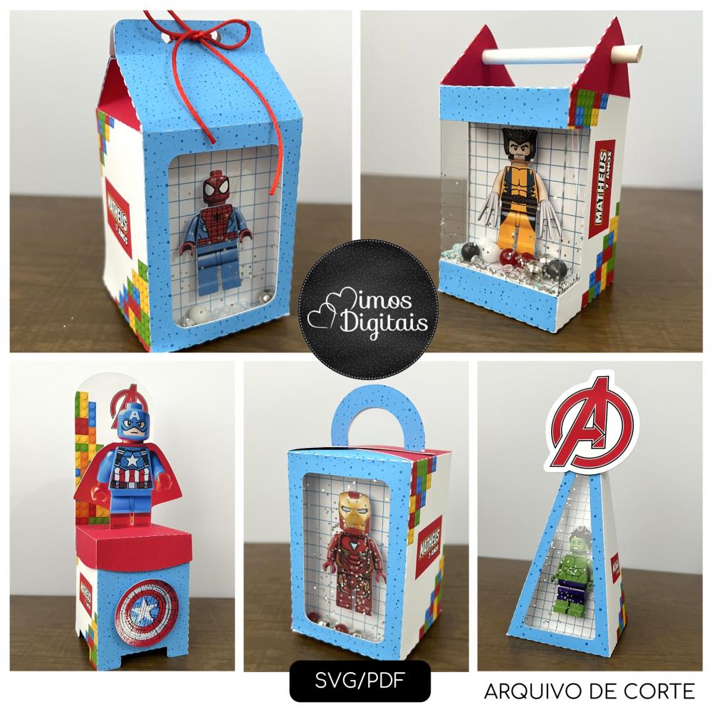 Arquivo de Corte - Vingadores Lego - SVG - S0097