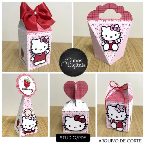 Arquivo de Corte - Hello Kitty Vermelha - 0142