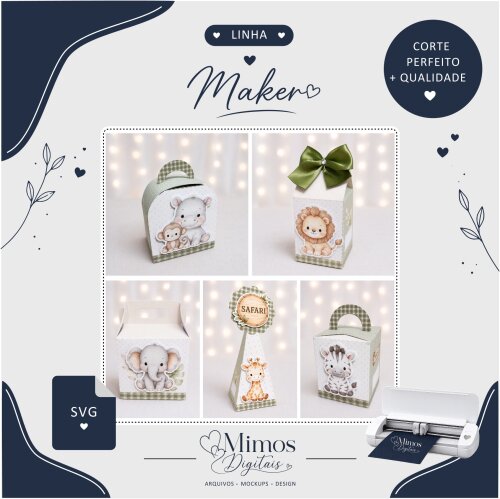 SAFARI BABY - LINHA MAKER - SVG
