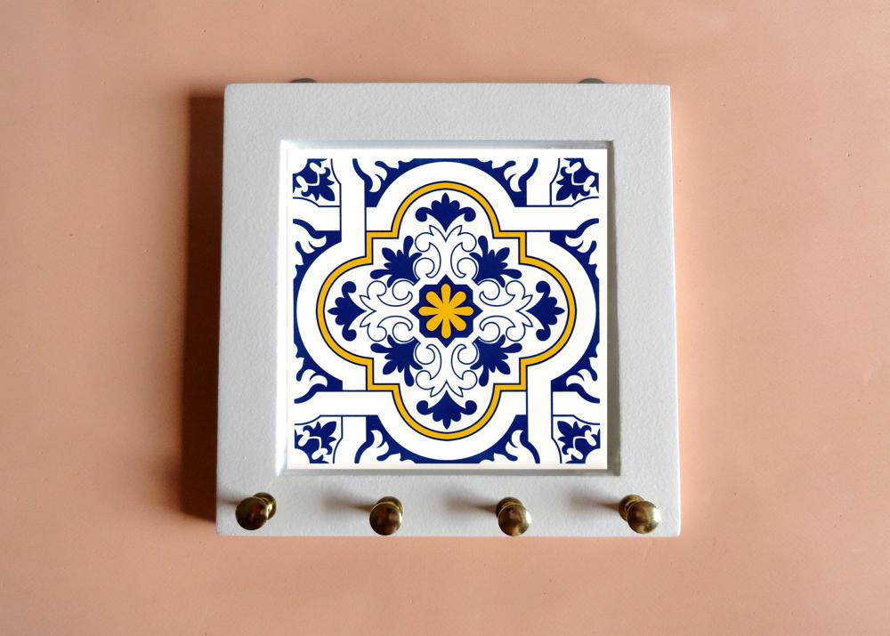 Porta Chaves Azulejo Português