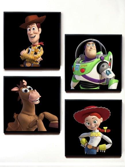 Conjunto de quadros Toy Story