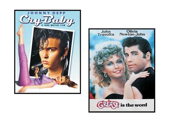Dupla de Placas Grease e Cry Baby