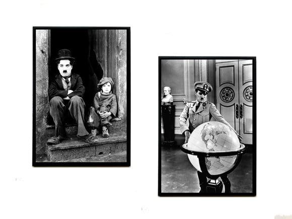 Dupla de Quadros Chaplin