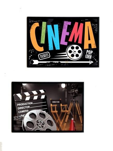 Dupla de Quadros Cinema
