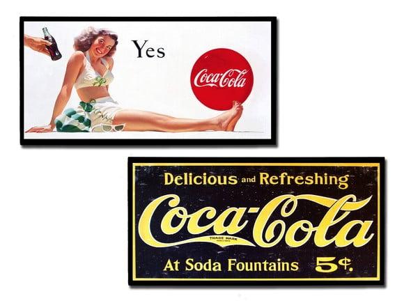 Dupla de Quadros Coke Vintage 02