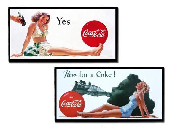 Dupla de Quadros Coke Vintage 03