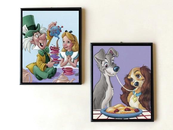 Dupla de Quadros Disney 1