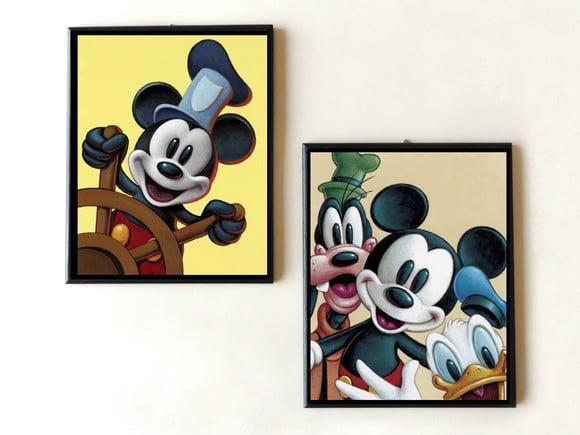 Dupla de Quadros Disney 4